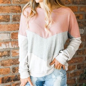 Chevron Pullover- new never before worn